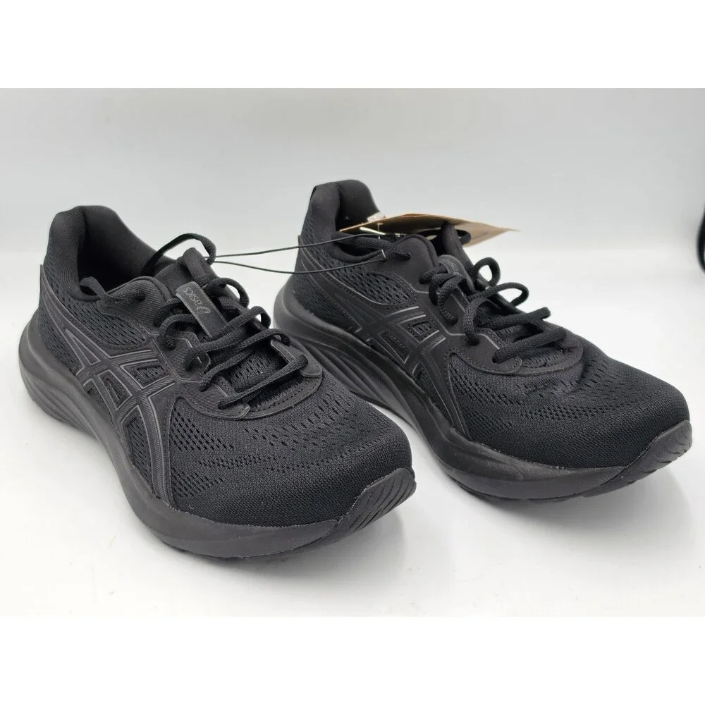 ASICS Gel-Contend 9 Black Graphite Grey Running Athletic Shoes Women's Size 9.5